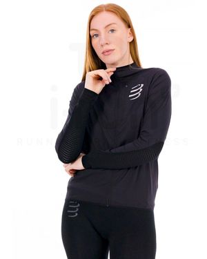 Compressport Chaqueta Hurricane Windproof - Negro
