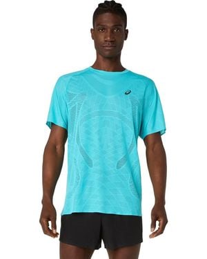 Asics Camiseta Manga Corta Metarun - Azul