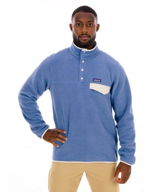 Patagonia Lightweight Synchilla Snap-T - Azul