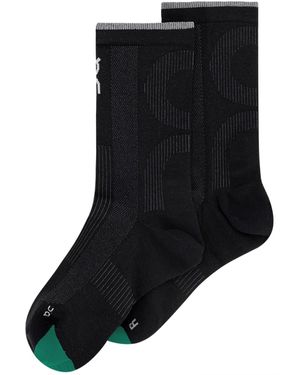 On Shoes Elite Run Sock High - Negro