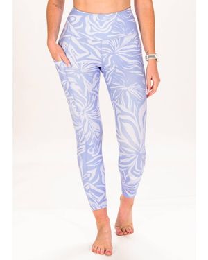 Roxy Mallas 7/8 Heart Into It Print - Negro