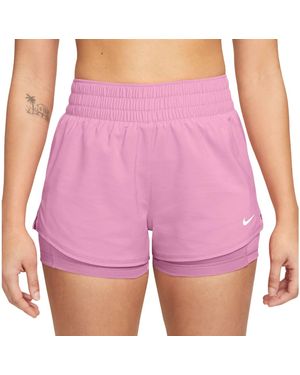 Nike Pantalón Dri-Fit One 2 En 1 - Rosa