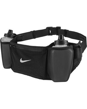 Nike Cinturón De Hidratación Flex Stride Double Bottle - Negro