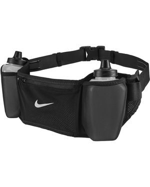 Nike Cinturón De Hidratación Flex Stride Double Bottle - Negro