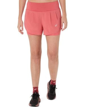 Asics Pantalón Corto Road 2 En 1 Negro
