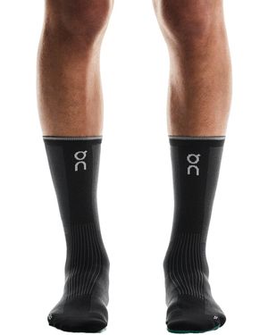 On Shoes Elite Run Sock High - Negro