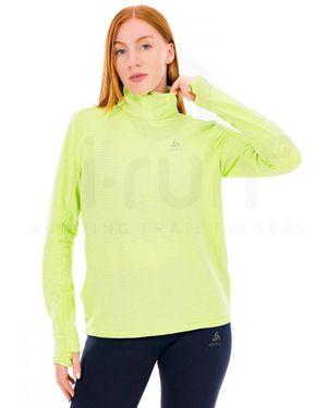 Odlo Camiseta Manga Larga Essential Thermal Con Media Cremallera - Negro