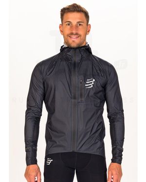 Compressport Chaqueta Thunderstorm Waterproof 25/75 - Negro