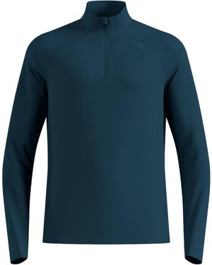 Odlo Camiseta Manga Larga Essential Ceramiwarm Eco - Azul