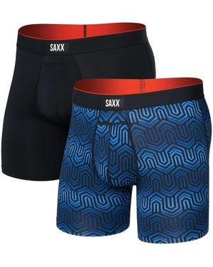 Saxx Underwear Co. Multi-Sport Mesh X2 - Azul