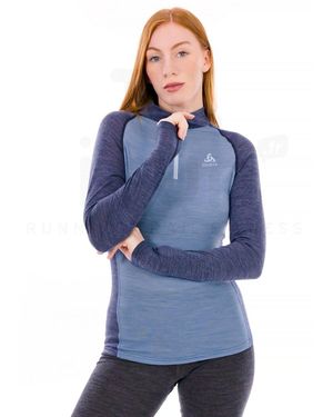 Odlo Camiseta Manga Larga Performance Wool 150 - Azul