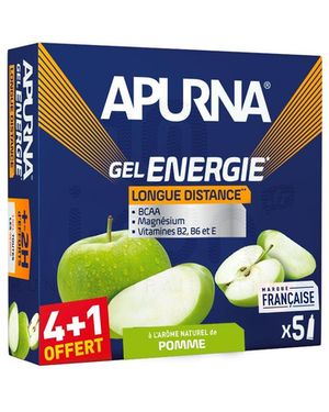 Apurna Pack De Geles Energéticos +2 De Esfuerzo - Negro