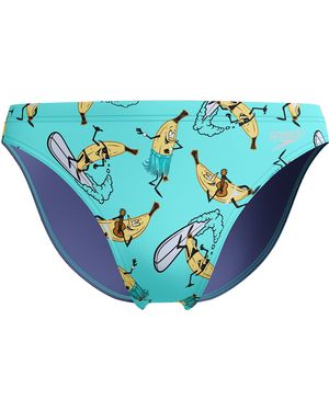 Speedo Bañador De Natación Club Training Allover Digital - Azul