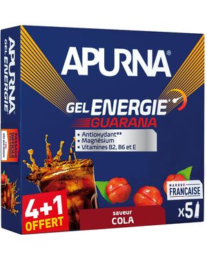 Apurna Pack De Geles Energéticos Guaraná - Azul