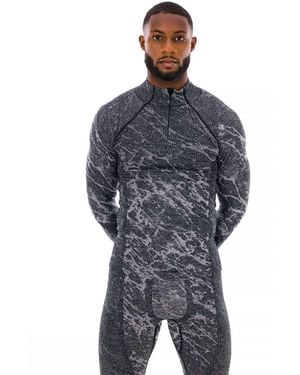 Odlo Blackcomb Performance Warm Half Zip - Negro
