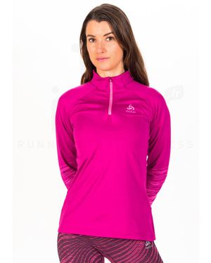 Odlo Camiseta Manga Larga Sesvenna Graphic Eco - Rosa