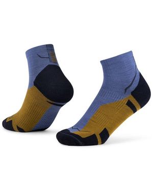 Buff Lightweight Merino Wool Quarter - Azul
