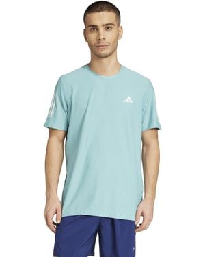 adidas Camiseta Manga Corta Own The Run - Azul