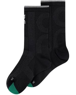 On Shoes Elite Run Sock High - Negro
