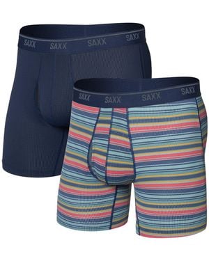Saxx Underwear Co. Quest Quick Dry Mesh X2 - Azul