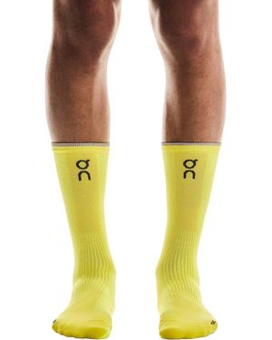 On Shoes Elite Run Sock High - Negro