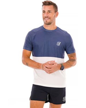 Compressport Camiseta Manga Corta Performance - Azul