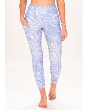 Roxy Mallas 7/8 Heart Into It Print - Negro