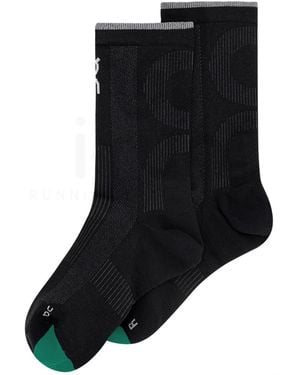 On Shoes Elite Run Sock High - Negro