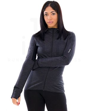Icebreaker Mérino Bend 200 Realfleece Descender - Negro
