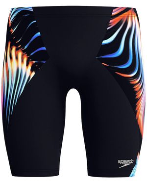 Speedo Bañador De Natación Allover Digital V-Cut - Azul