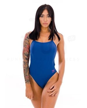 Speedo Solid V-Back 2.0 - Azul