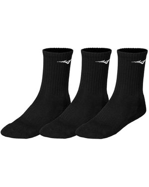 Mizuno Pack De 3 Pares De Calcetines - Negro