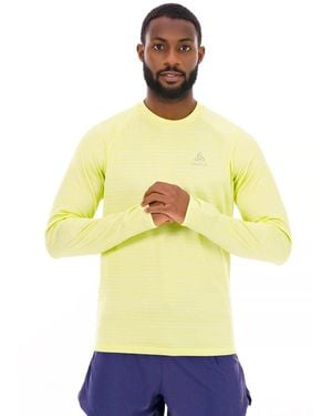 Odlo Camiseta Manga Larga Run Easy Warm - Negro