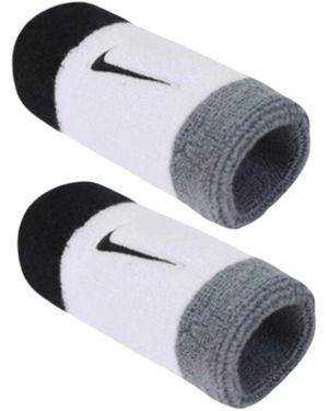 Nike Muñequera Swoosh Doublewide - Negro