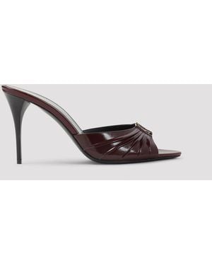 Saint Laurent Babylone Mule - Brown