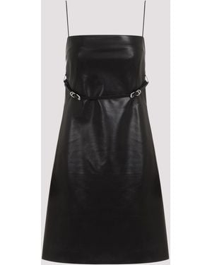 Givenchy Voyou Leather Mini Dress - Black