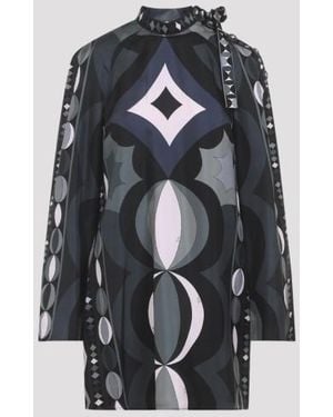 PUCCI Silk Mini Dress - Blue