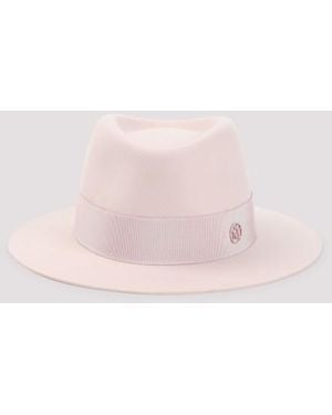 MAISON MICHEL ハット グレイッシュピンク Our Fabric Hats Pink - Maison Michel Paris