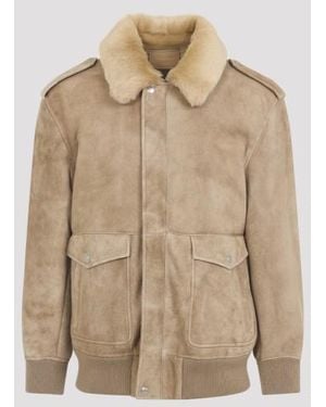 Prada Leather Jacket - Natural