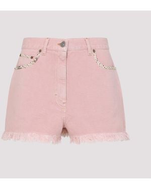Valentino Denim Shorts - Pink