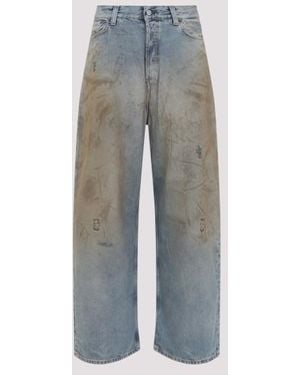 Acne Studios Penicillin Mid Cotton Jeans - Gray