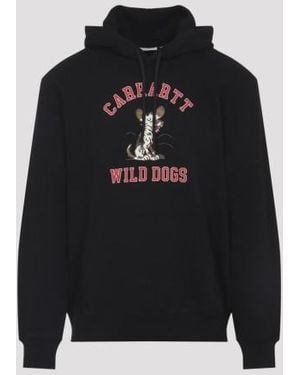 Carhartt Hooded Wild Dog Sweatshirt - Black