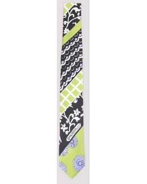 Lanvin Patchwork Tie - Blue