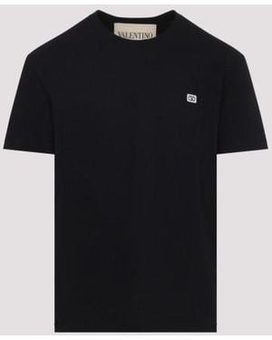 Valentino Cotton T-Shirt - Black