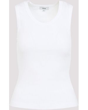 Agolde Poppy Organic Cotton Tank Top - White