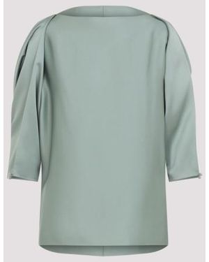 Lanvin Open Sleeve Blouse - Green