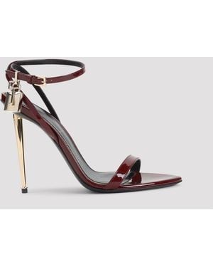 Tom Ford Patent Leather Pointy Naked Sandals - Multicolor