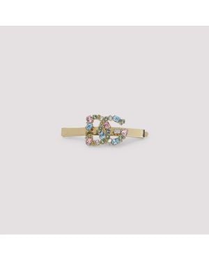 Dolce & Gabbana Dolce & Gabbana Brass Pin - Metallic