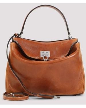 Balenciaga Rodeo Top Handle Shoulder Bag Unica - Brown