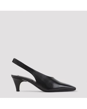 Giorgio Armani Nappa Decolletè - Black